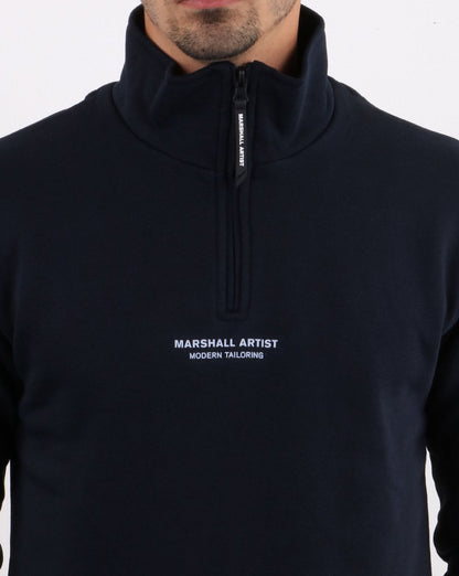 Marshall Artist Siren Half Zip Sweatshirt Navy