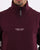 Marshall Artist Siren Half Zip Sweatshirt Burgundy