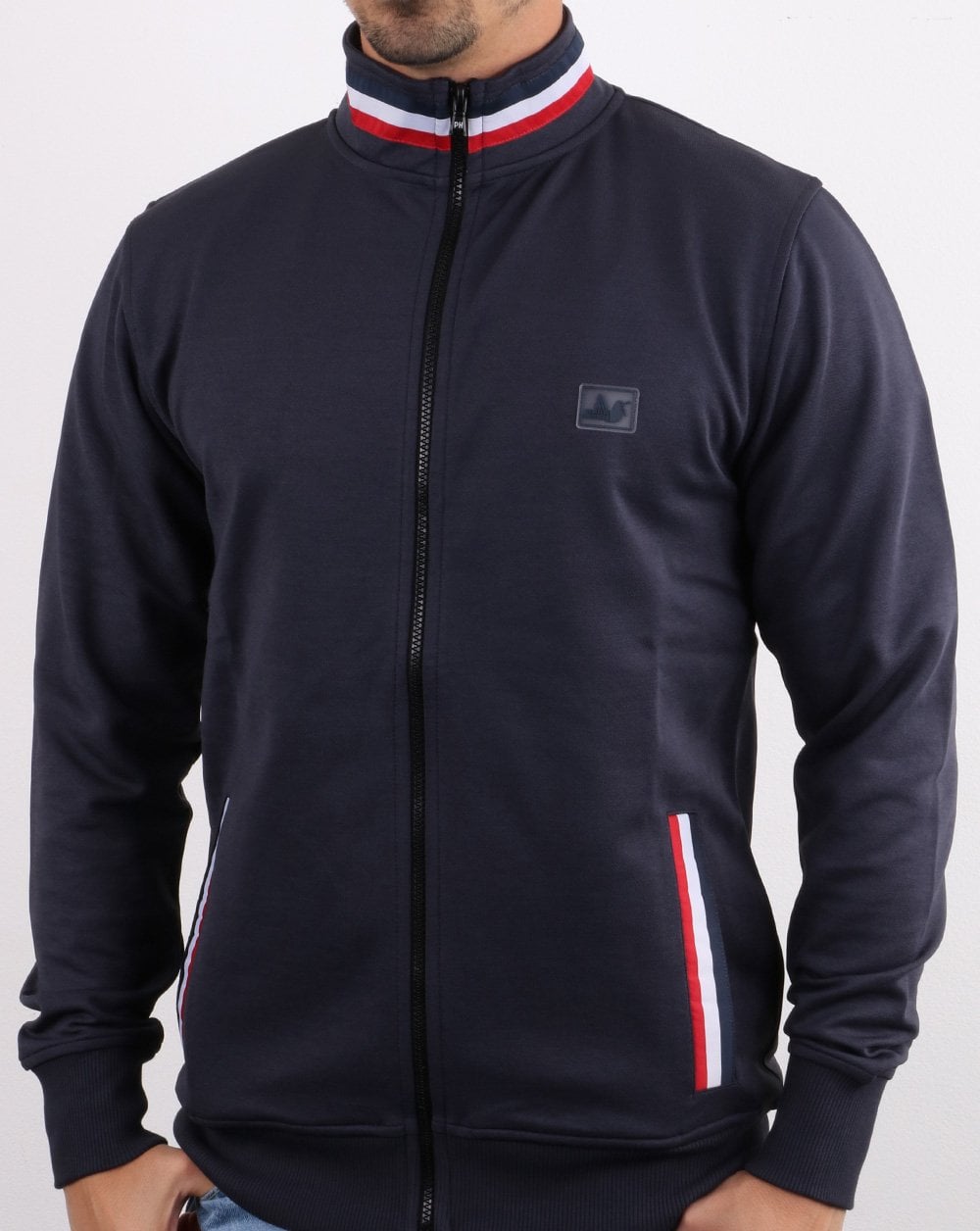 Peaceful Hooligan Boddington Track Top Navy