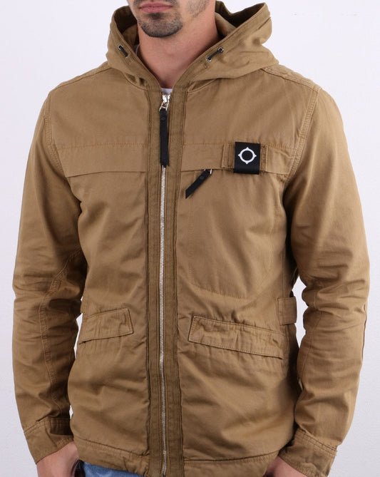 Ma.Strum Ma.strum Gd Hooded Jacket Rich Sand