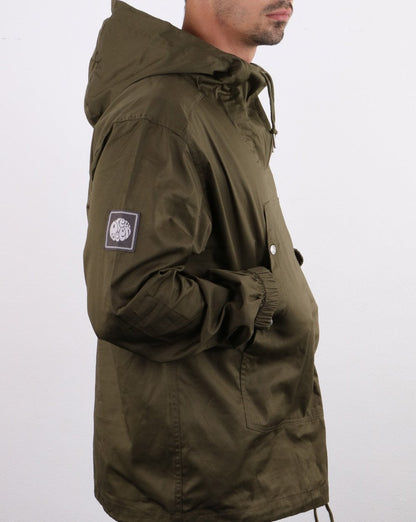 Pretty Green Overhead Jacket Military Green