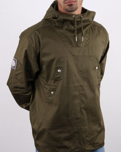 Pretty Green Overhead Jacket Military Green