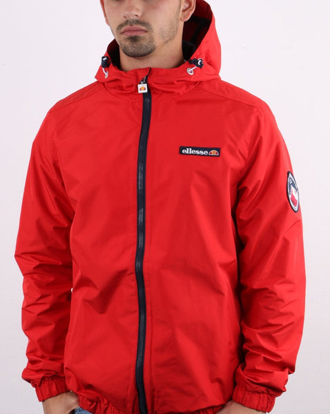 Ellesse Coated Shell Jacket Red