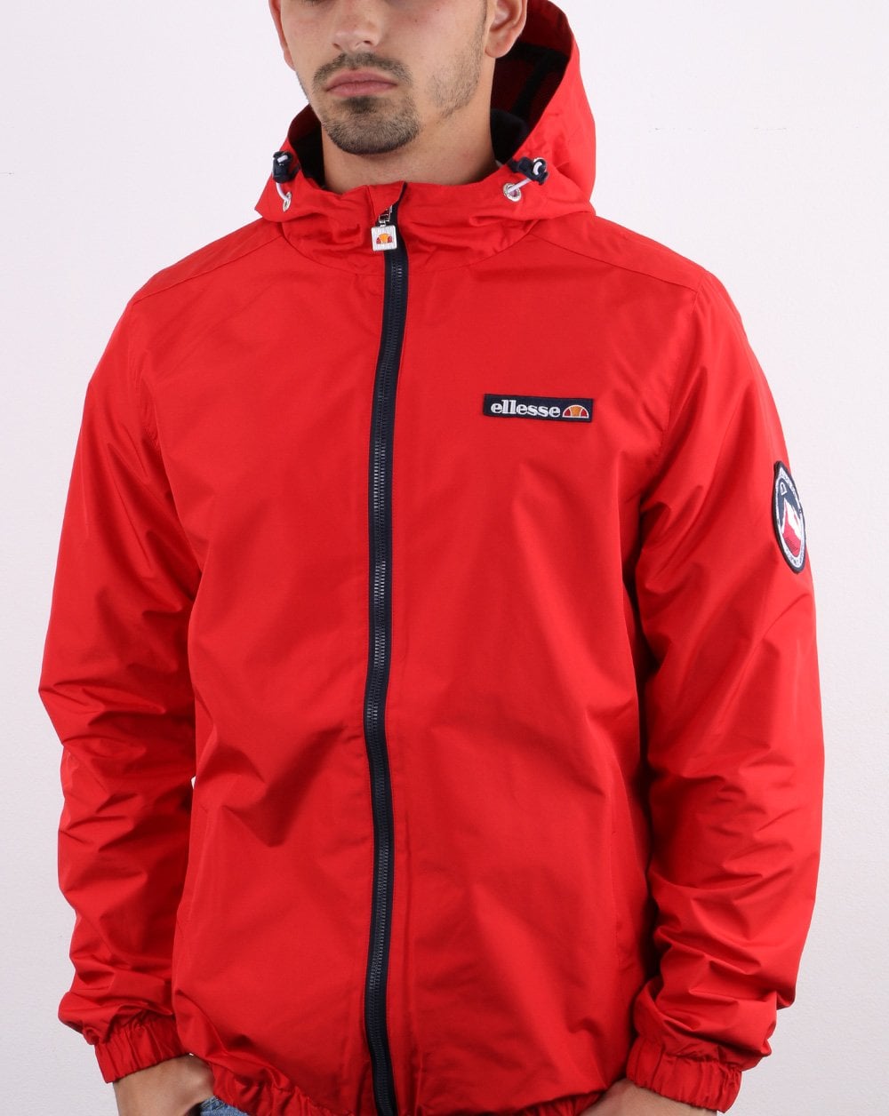 Ellesse Coated Shell Jacket Red