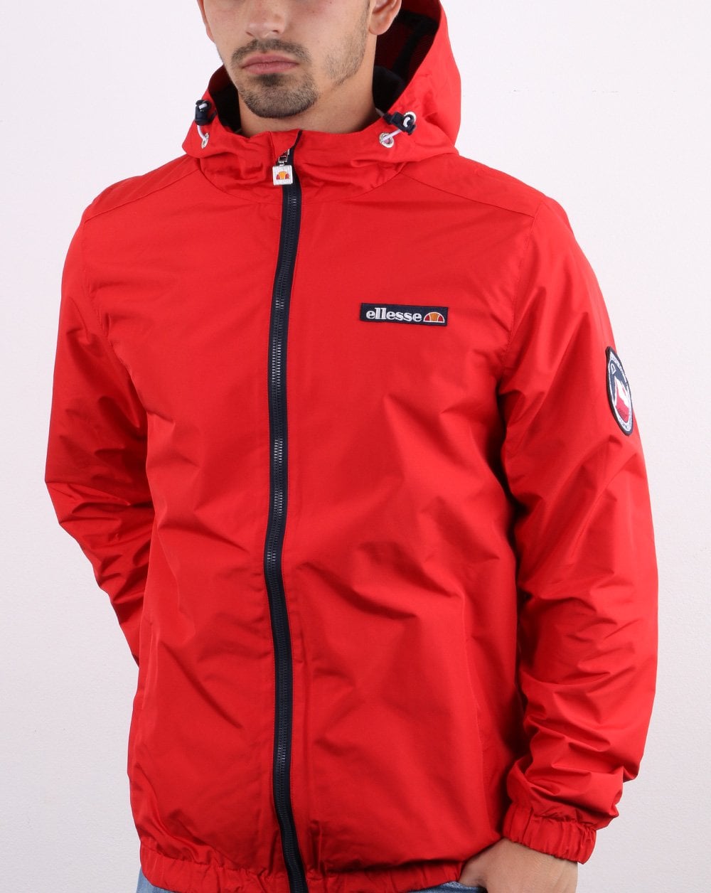 Ellesse Coated Shell Jacket Red