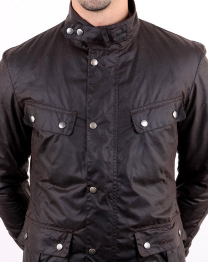 Barbour International Duke Wax Jacket Rust