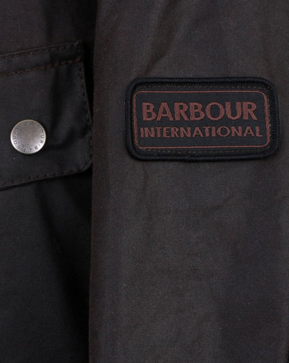 Barbour International Duke Wax Jacket Rust