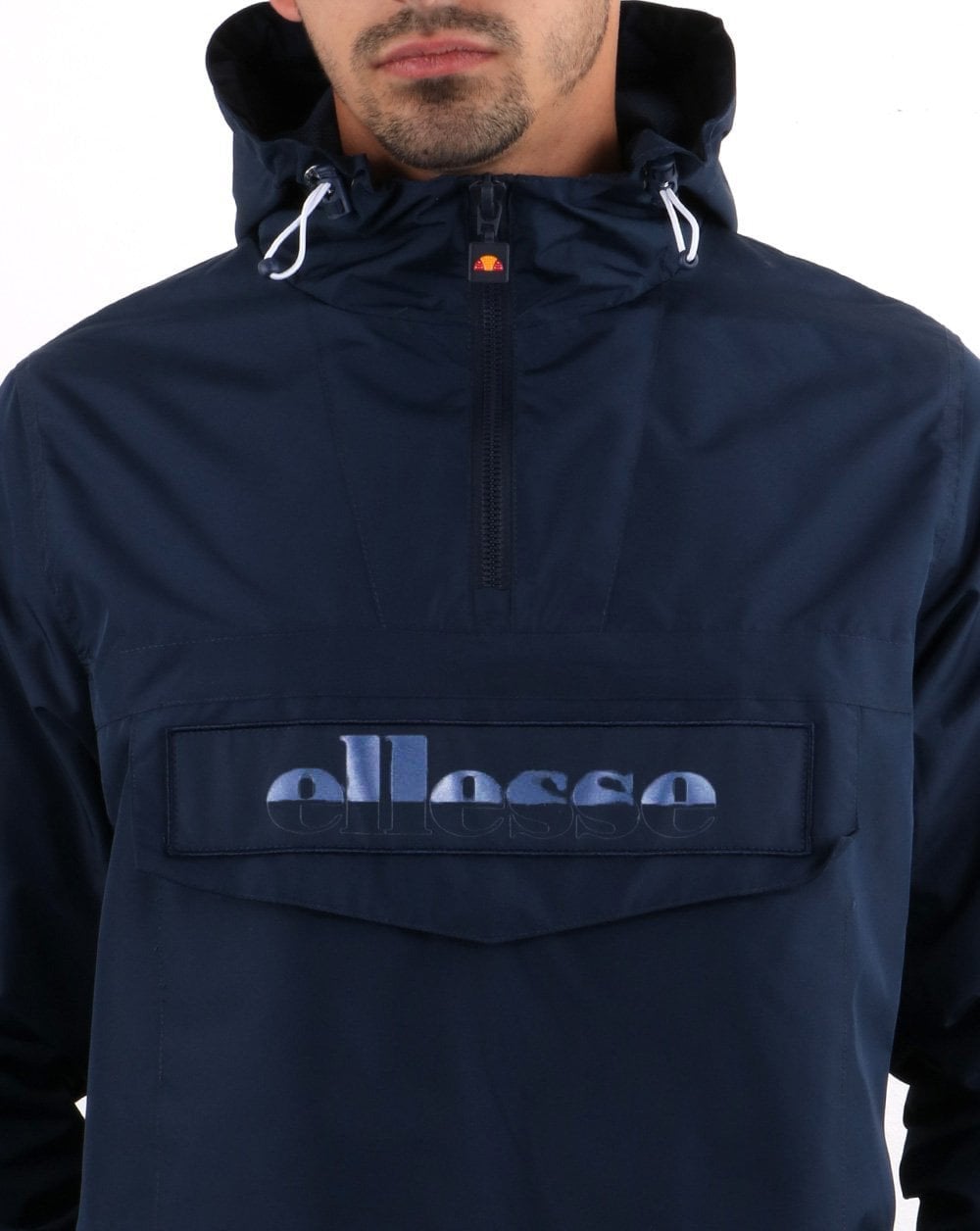 Ellesse Quarter Zip Reflective Jacket Navy