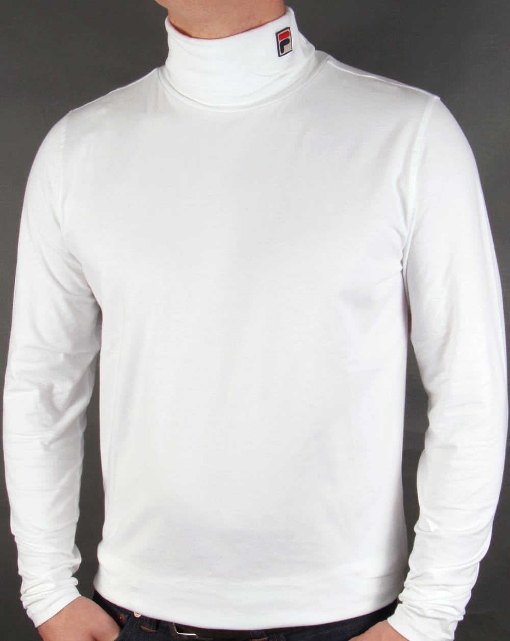 Fila Vintage Roll Neck White