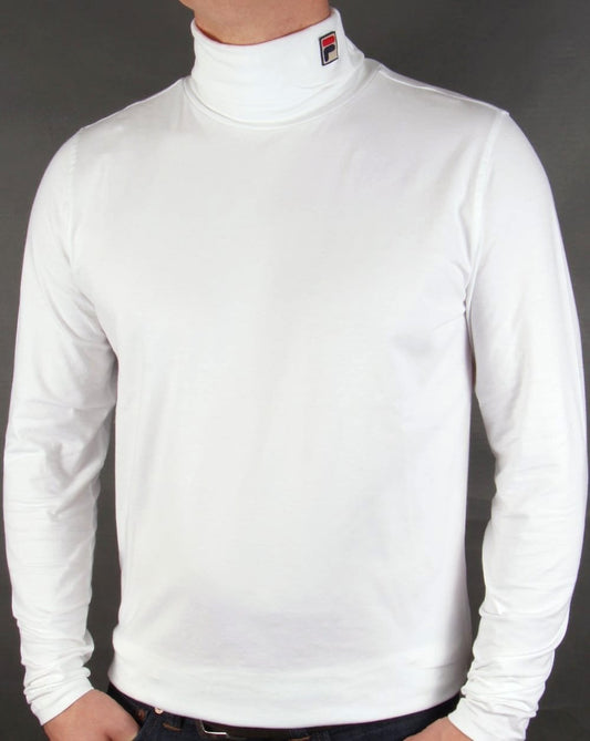 Fila Vintage Fila Vintage Roll Neck White