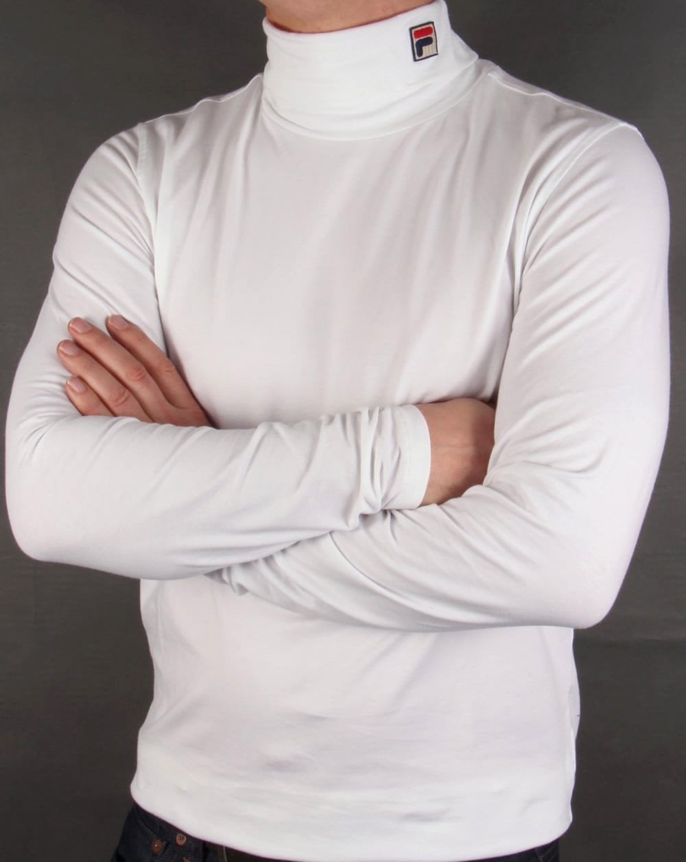 Fila Vintage Roll Neck White