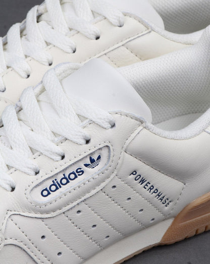 Adidas Powerphase Trainers Off White/Dark Blue