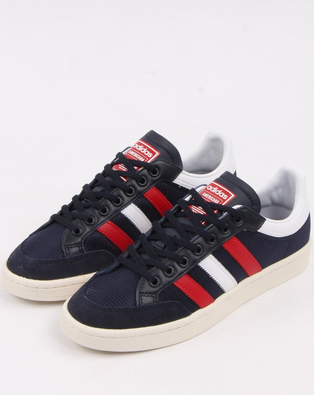 Adidas Americana Low Trainers Navy/White/Red