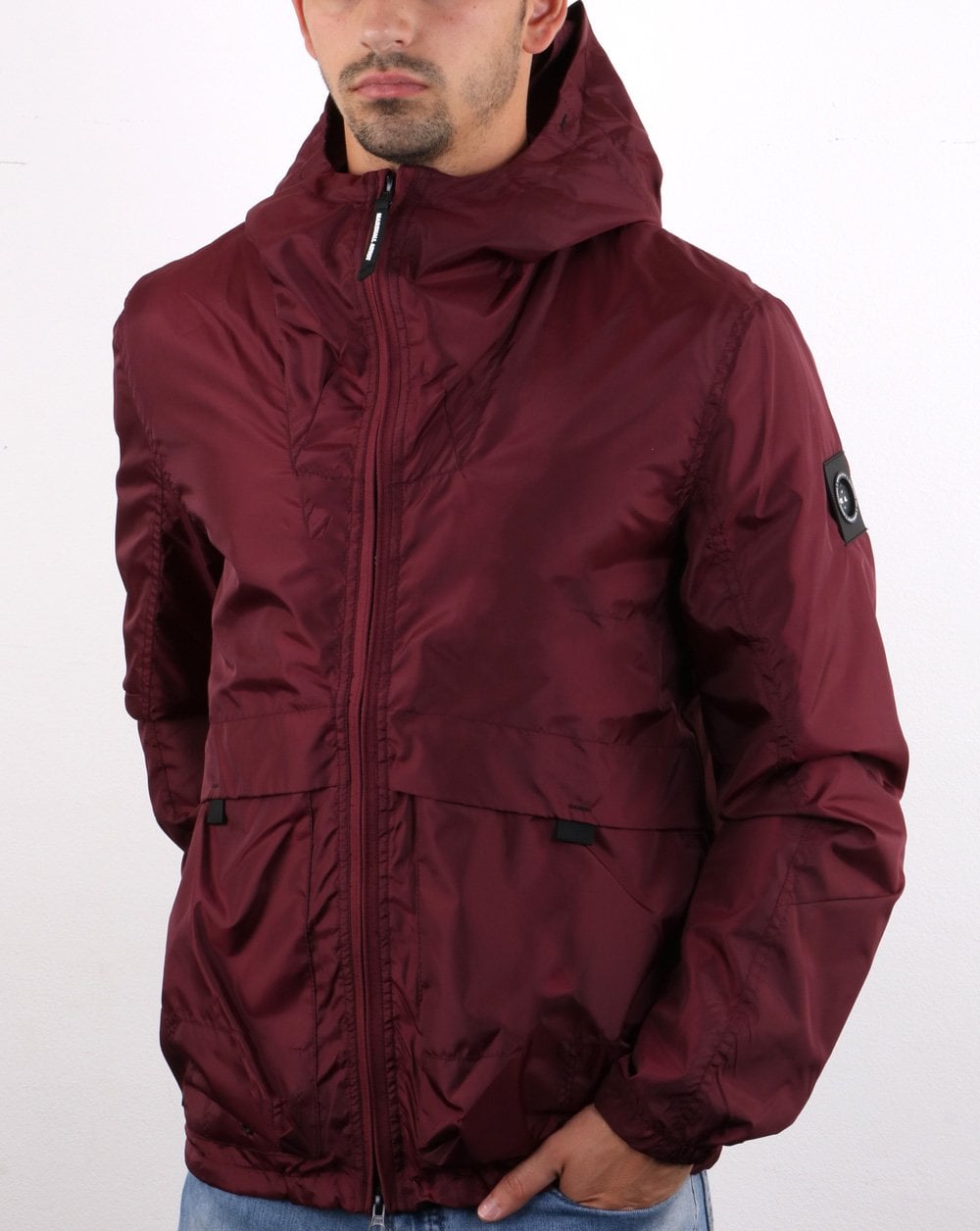 Marshall Artist Ripstop Windrunner Burgundy