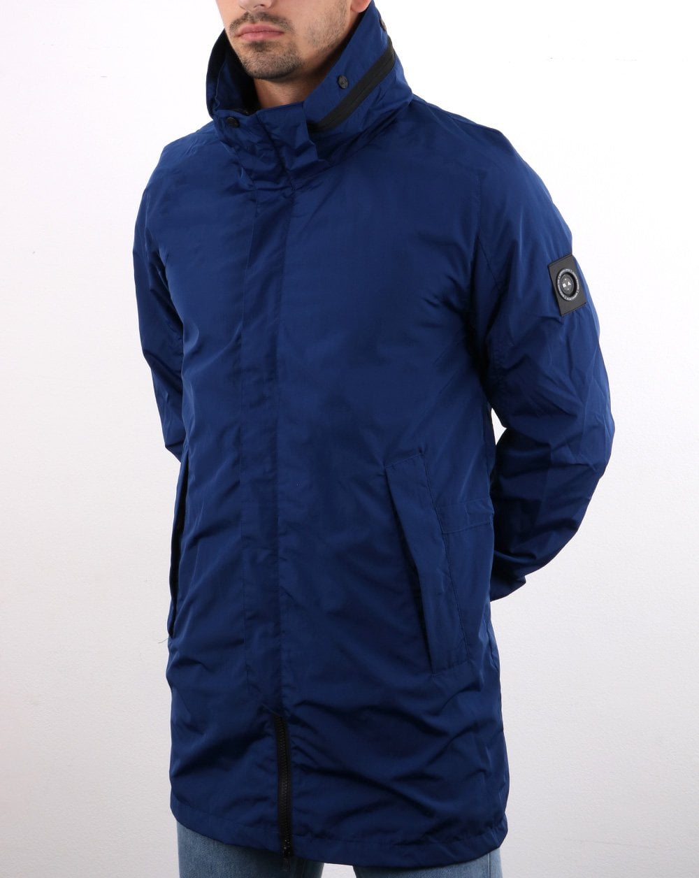 Marshall Artist Shimmer Fishtail Parka Ink