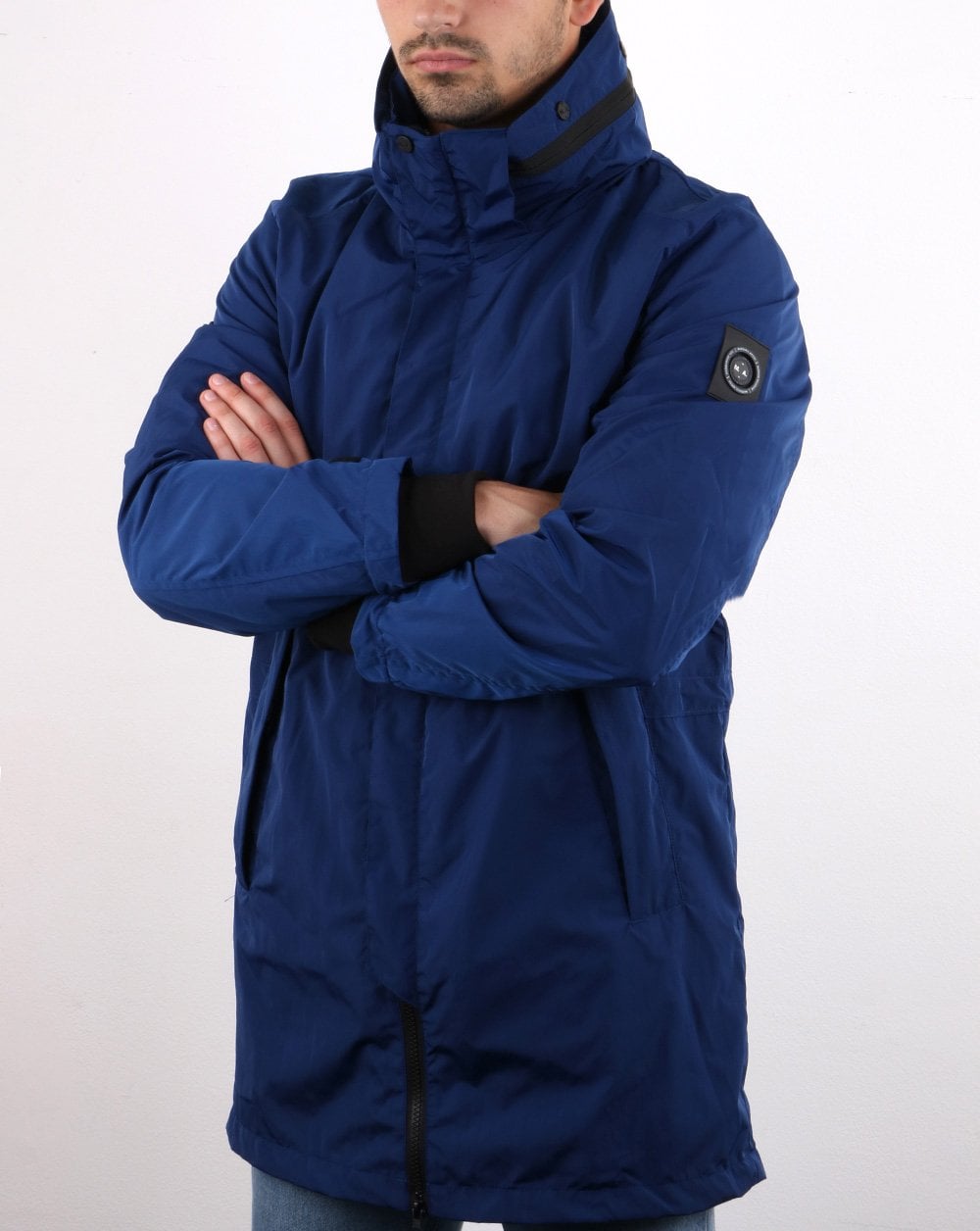 Marshall Artist Shimmer Fishtail Parka Ink