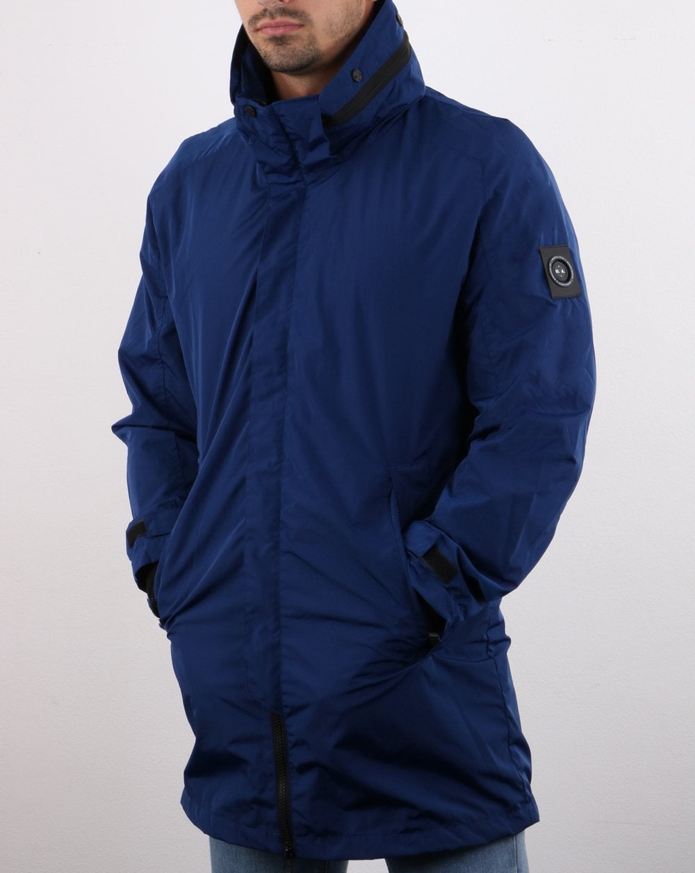 Marshall Artist Shimmer Fishtail Parka Ink