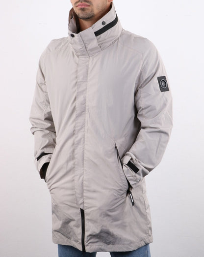 Marshall Artist Shimmer Fishtail Parka Stone