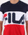 Fila Vintage Vialli T Shirt Navy/Red/White