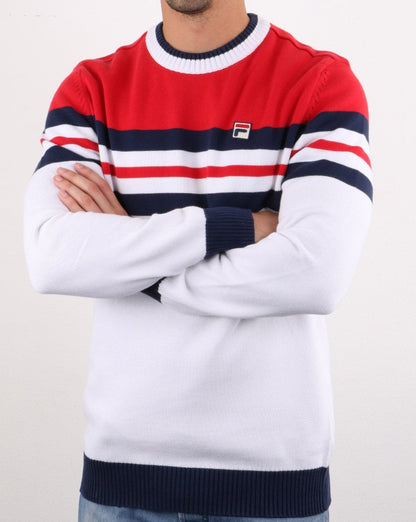 Fila Vintage Siro Jumper White/red/navy