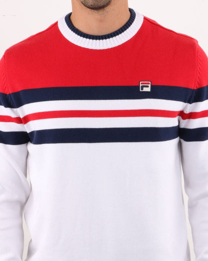 Fila Vintage Siro Jumper White/red/navy