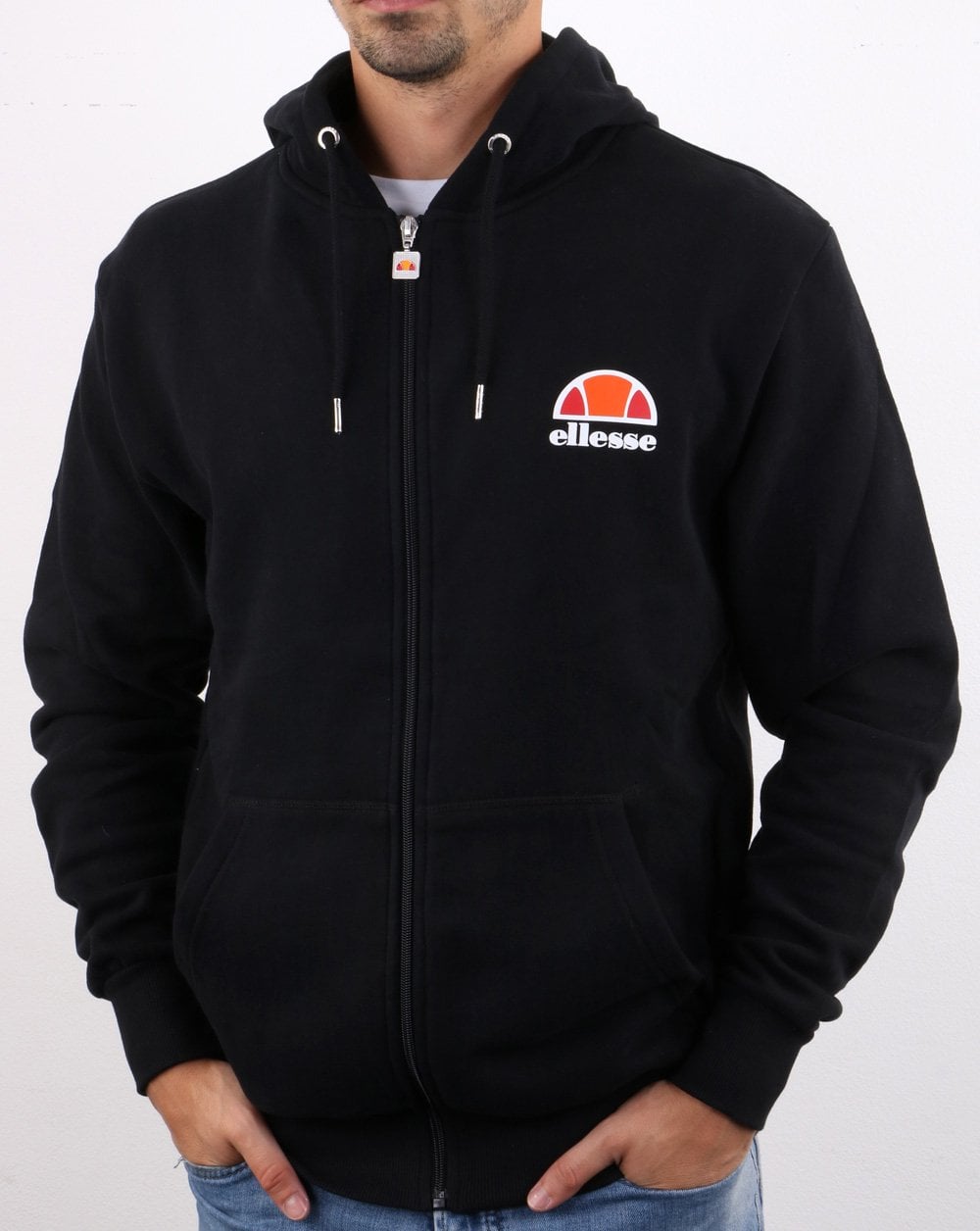 Ellesse Full Zip Hoody Black