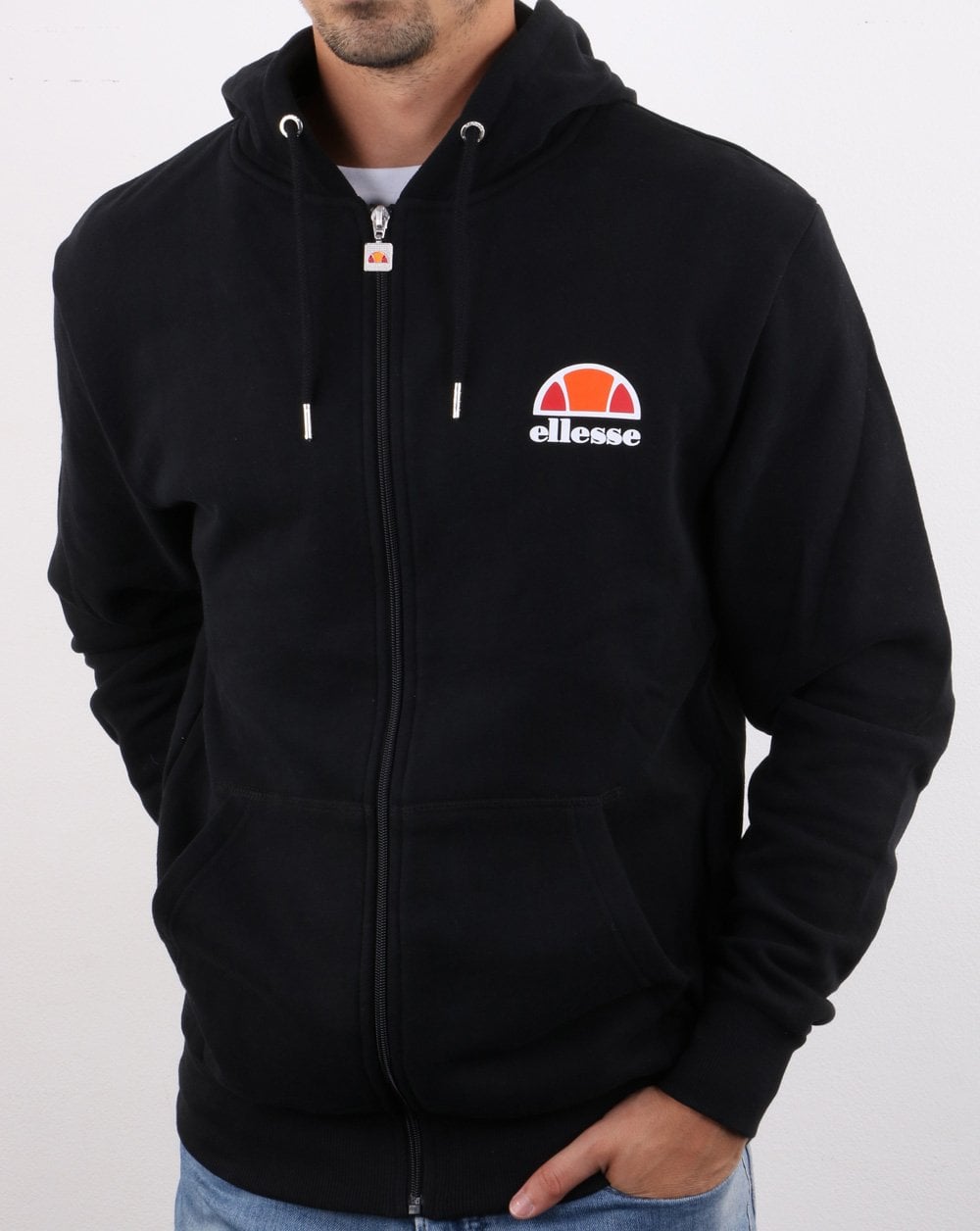 Ellesse Full Zip Hoody Black