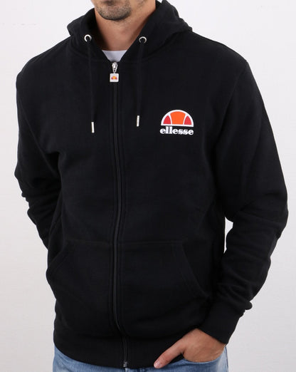 Ellesse Full Zip Hoody Black