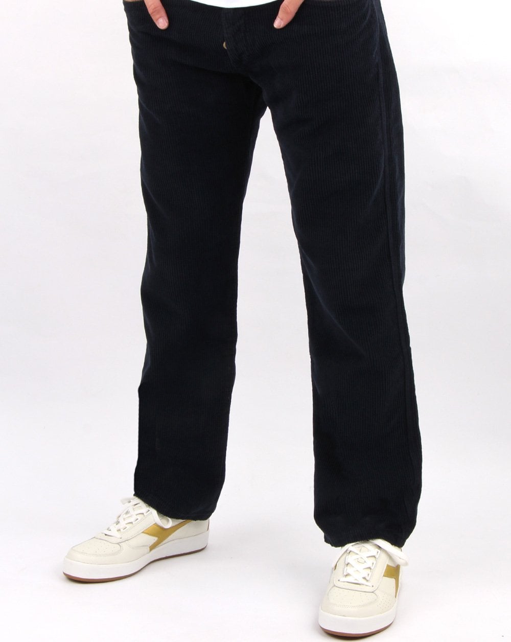 Lois Straight Leg Cords Navy