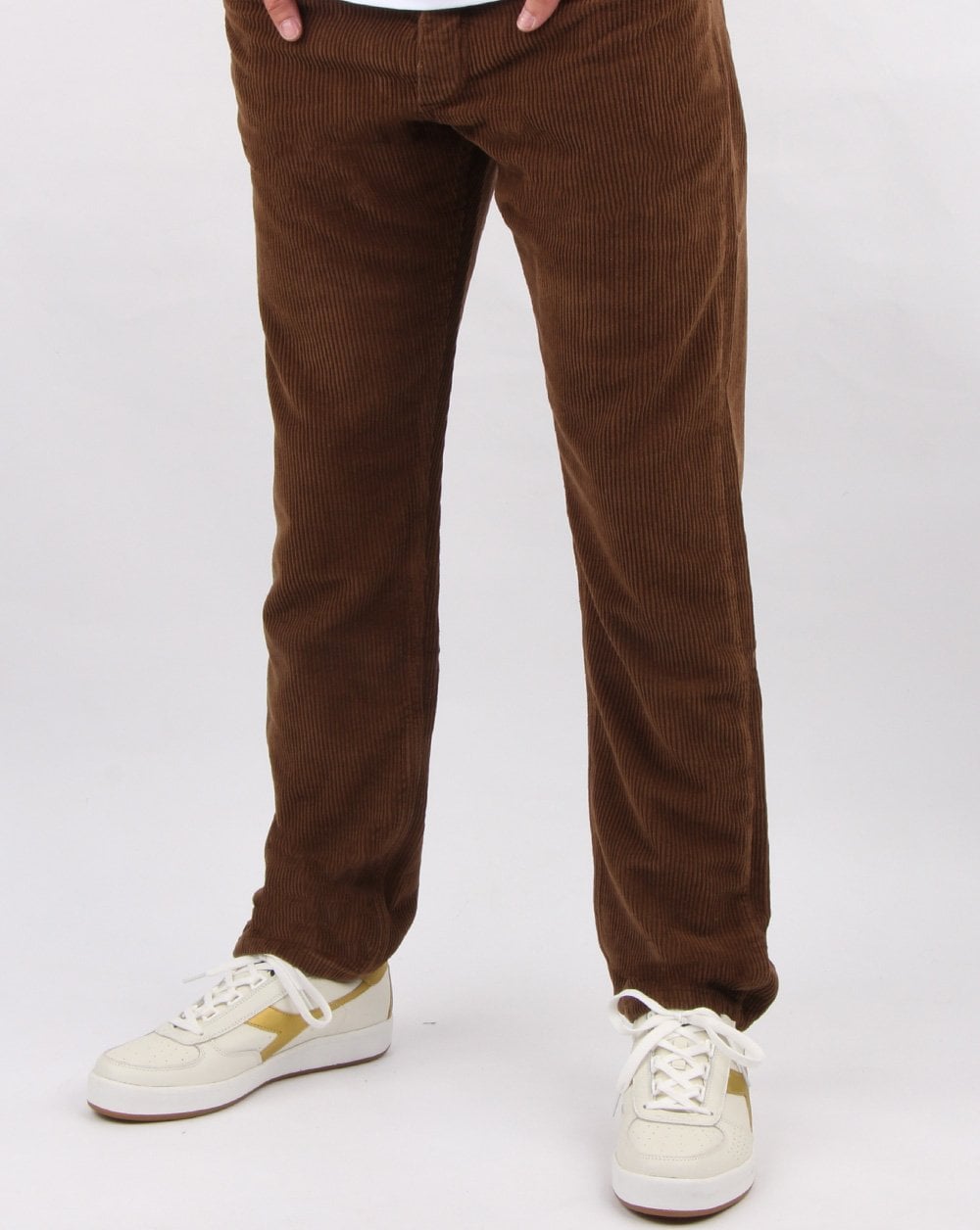 Lois Tapered Mid Cords Brown