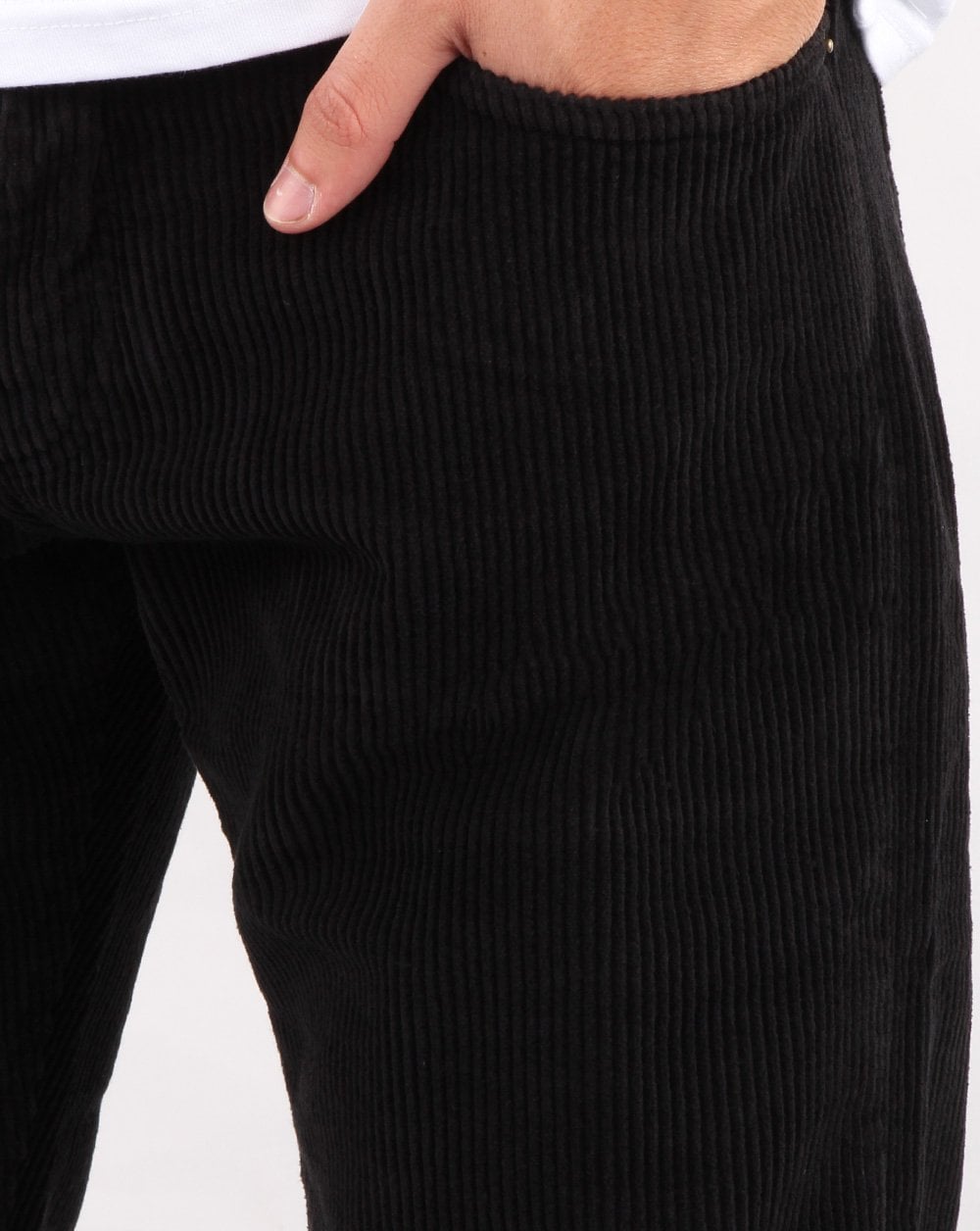 Lois Tapered Mid Cords Black