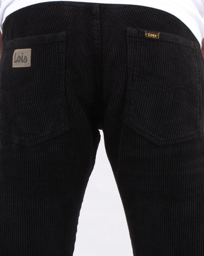 Lois Tapered Mid Cords Black
