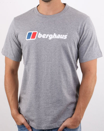 Berghaus Logo T Shirt Grey Marl