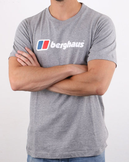 Berghaus Logo T Shirt Grey Marl