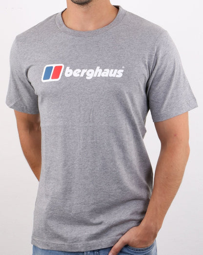 Berghaus Logo T Shirt Grey Marl