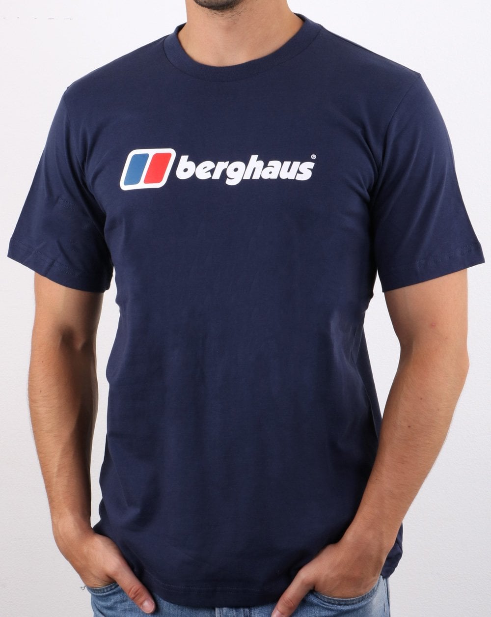 Berghaus Logo T Shirt Navy