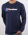 Berghaus Logo Long Sleeved T Shirt Navy
