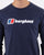 Berghaus Logo Long Sleeved T Shirt Navy