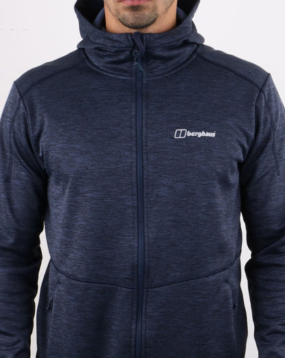 Berghaus Kamaloops Hooded Fleece Jacket Navy Marl
