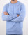 Gant Lambswool Crew Neck Jumper Lake Blue
