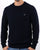 Gant Lambswool Crew Neck Jumper Navy