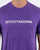 Sergio Tacchini Linear Logo T Shirt Purple/White