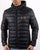 Emporio Armani EA7 Hooded Down Jacket Black/Gold