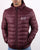 Emporio Armani EA7 Down Hooded Jacket Burgundy