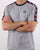 Sergio Tacchini Dahoma T Shirt Grey Melange/Navy