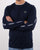 Lacoste Taping Long Sleeve T-shirt Navy/White