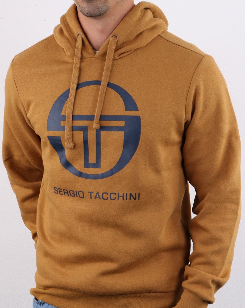 Sergio Tacchini Logo Hoody Deep Mustard/Navy