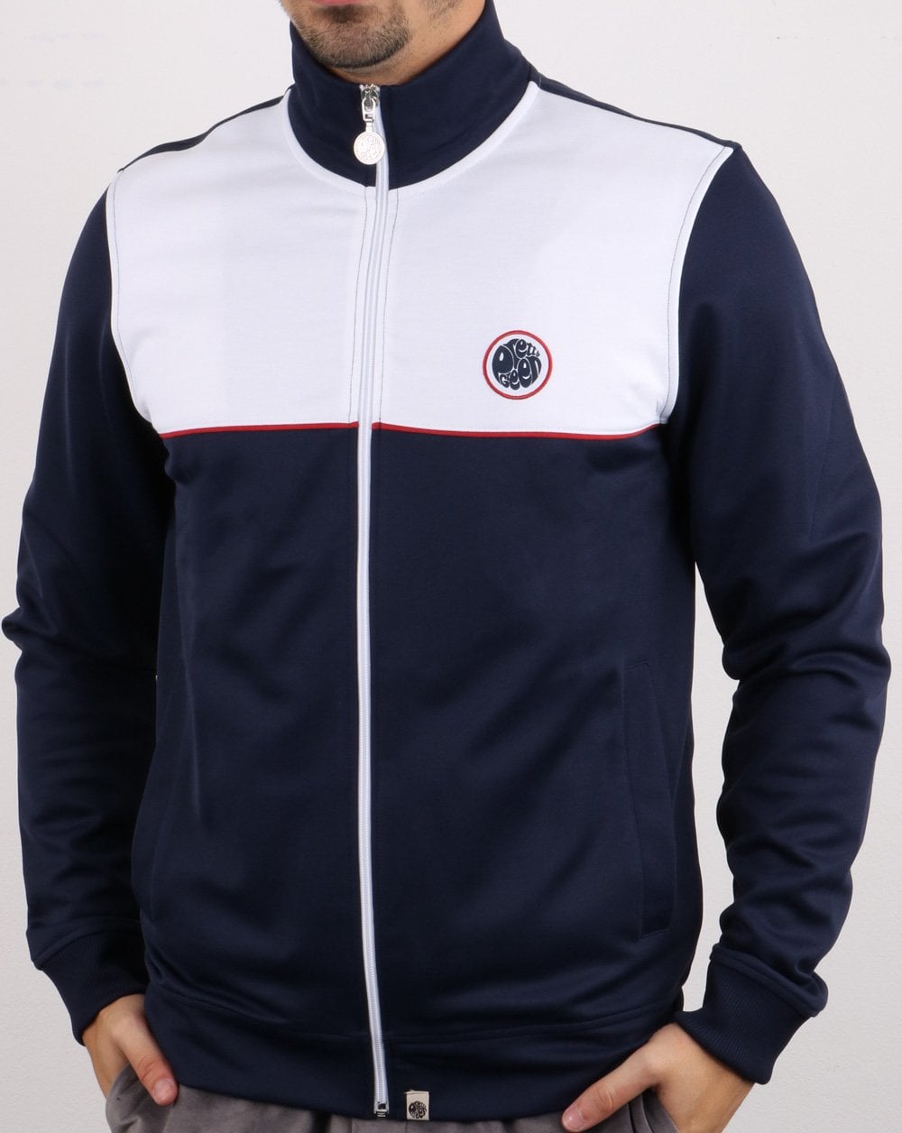 Pretty Green Edzell Track Top Navy