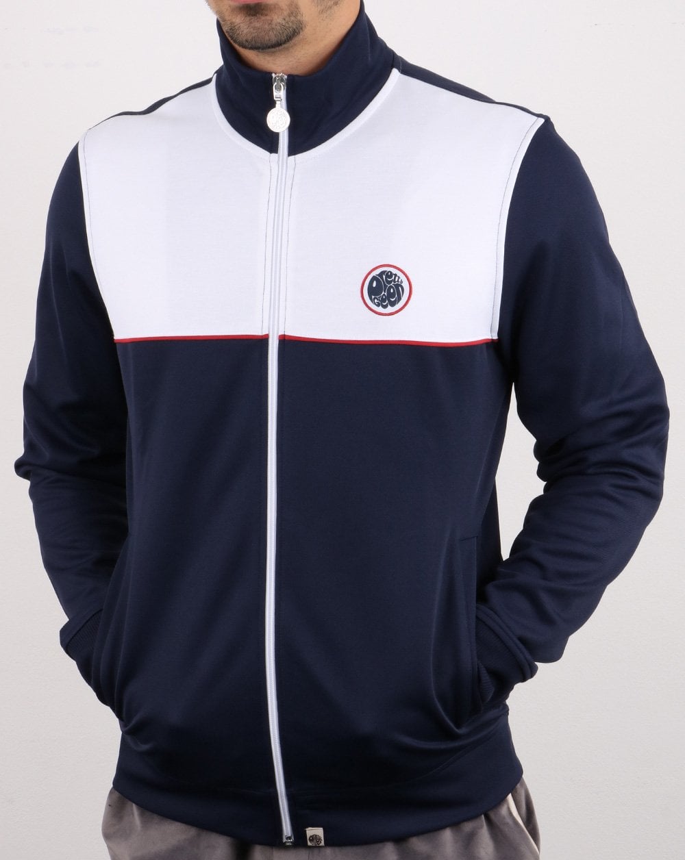 Pretty Green Edzell Track Top Navy