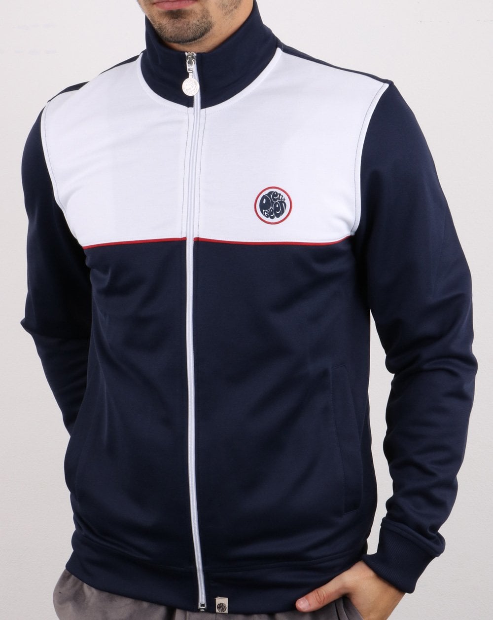 Pretty Green Edzell Track Top Navy